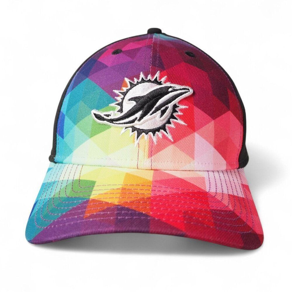 New Era 39thirty 2023‎ NFL Crucial Catch Miami Dolphins Fitted Hat XL/XXL
